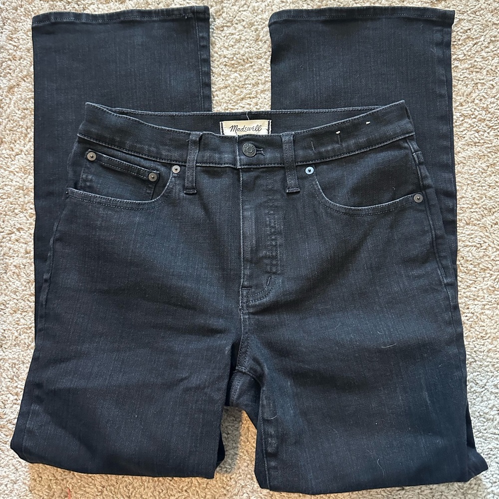 Madewell Mid-rise Kick Out black jeans - Size 29